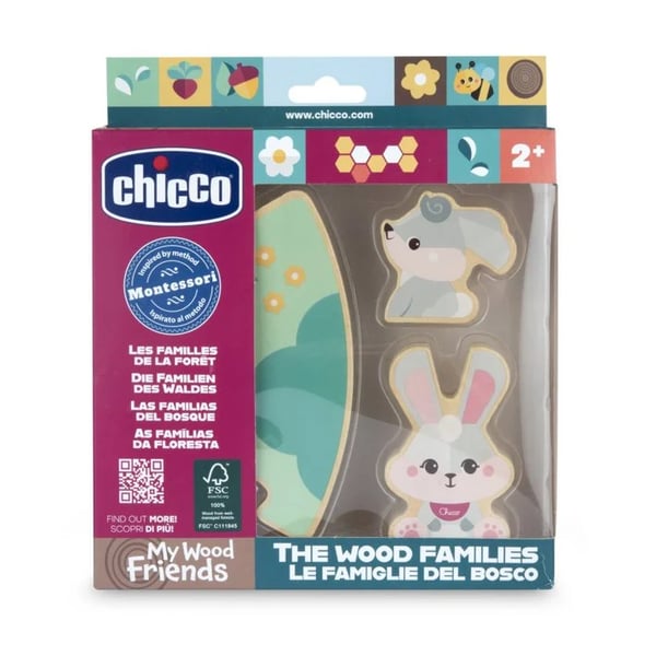Chicco The Wood Families Conjunto de Madeira Coelho Mãe x2 24m+